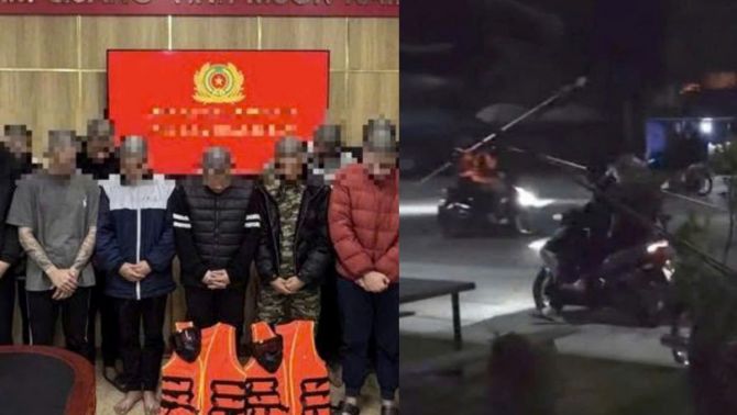 Quảng Ninh: Hẹn nhau qua TikTok, nhóm đối tượng mang ‘kho’ hung khí, đeo mặt nạ đại náo đường phố