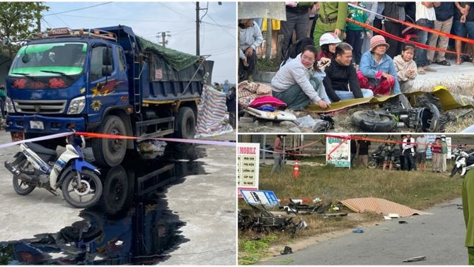 Lãnh đạo TP Huế chỉ đạo nóng vụ tai nạn giữa xe tải và nhiều xe đạp điện khiến 2 người chết, 2 người bị thương