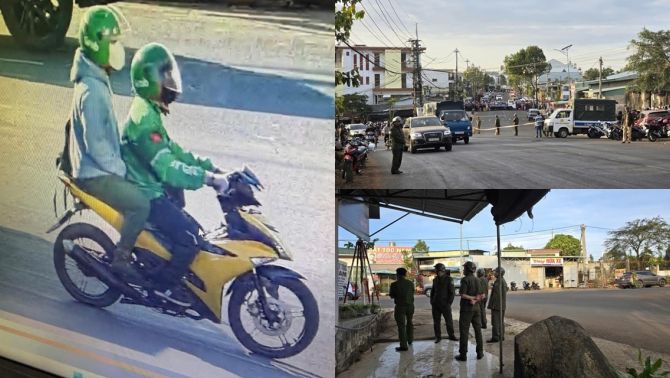 Hiện trường nơi vây bắt 2 nghi phạm cướp ngân hàng ở Gia Lai, 2 ngôi nhà bị phong tỏa ở đâu?