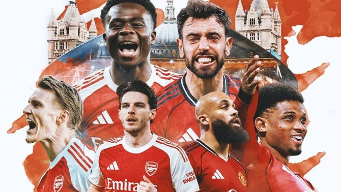 Trực tiếp bóng đá Arsenal vs MU, 23h30 ngày 25/1 - Link xem trực tiếp Ngoại hạng Anh FPT FULL HD