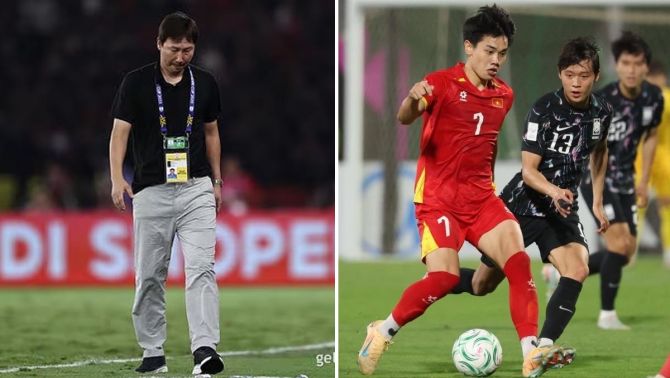 U23 Việt Nam tạo địa chấn ở VCK U23 châu Á, phản ứng của HLV Kim Sang Sik khiến cả Hàn Quốc xôn xao