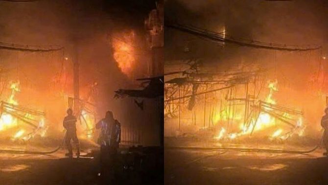 Hiện trường tan hoang vụ cháy cửa hàng ở khu chợ TPHCM: Nguồn cơn từ 1 vật liệu đáng ngờ