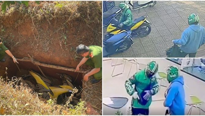 Công an công bố nóng về đặc điểm nhận dạng 2 nghi phạm và chiếc xe máy dùng để cướp ngân hàng ở Gia Lai