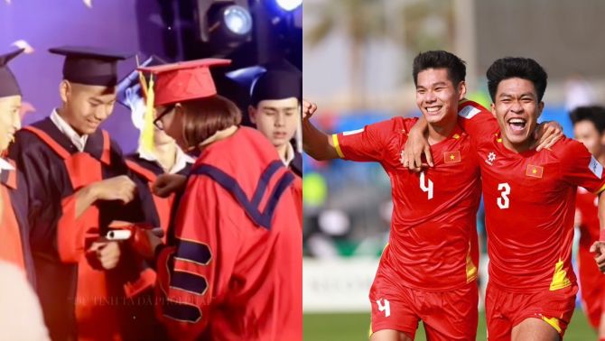 Cầu thủ U23 Việt Nam chuẩn ‘con nhà người ta’: Đẹp trai, đá bóng hay lại có thành tích học tập đáng nể