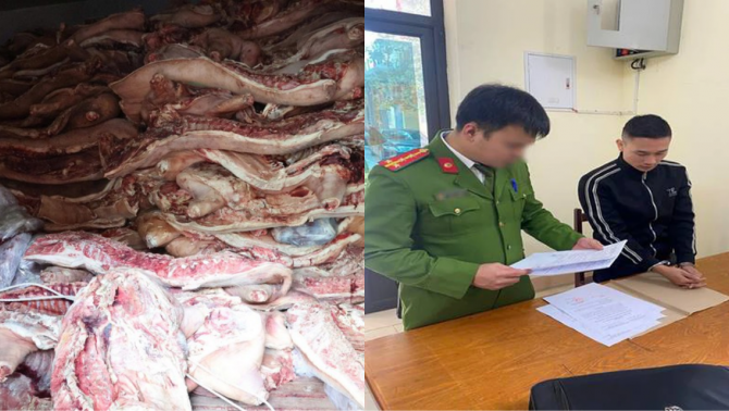 Thu gom heo bệnh, trữ đông hàng chục tấn chờ bán: Công an bắt thêm đồng phạm