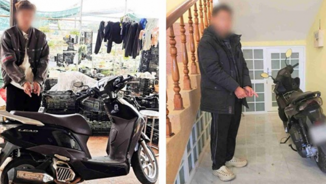 Lên Đà Lạt 'săn' xe máy, hai nghi phạm liên tỉnh sa lưới