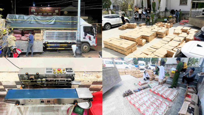 Lâm Đồng: Bóc trần cơ sở bị tình nghi sản xuất cà phê giả, hơn 7 tấn suýt đến tay người dùng