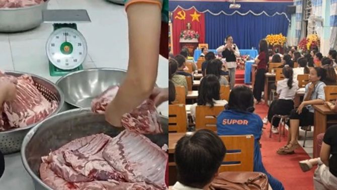 Lý do Trường tiểu học Lương Thế Vinh chưa dừng ngay hợp đồng suất ăn sau vụ sườn heo kém chất lượng