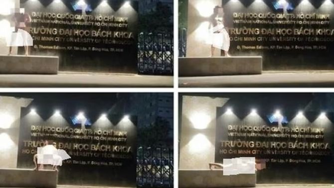 Danh tính thanh niên ‘trần như nhộng’ chụp ảnh trước cổng trường đại học, chính thức nhận cái kết đắng