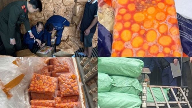 Giữa cao điểm Tết, lực lượng chức năng bất ngờ phát hiện hơn 12 tấn thực phẩm '3 không' ở Hà Nội