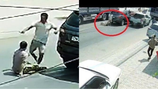 Tây Ninh: Tài xế xe bán tải đánh người bất tỉnh giữa đường, camera ghi lại cảnh tượng gây sốc