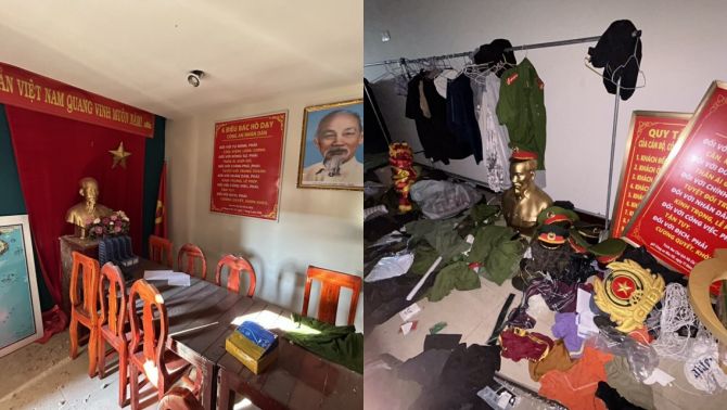 Vén màn khu phức hợp bí mật sát biên giới, nơi đồn cảnh sát và ngân hàng đều là đạo cụ trong sào huyệt lừa đảo Campuchia