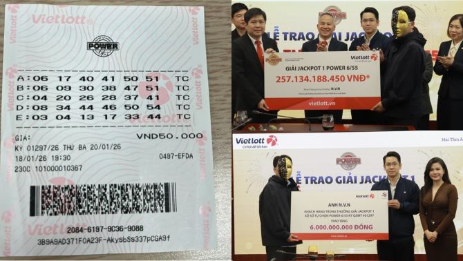 Bất ngờ danh tính người vừa trúng độc đắc hơn 257 tỷ đồng, hé lộ dãy số may mắn và cách sử dụng tiền