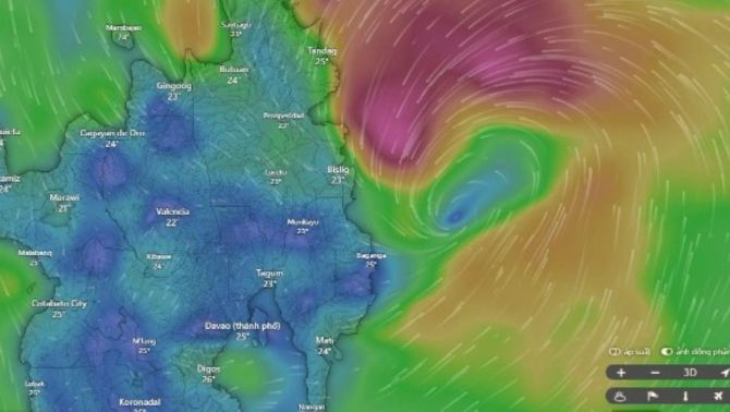 Bão Penha đổ bộ cận Tết Nguyên Đán 2026: Chuyên gia khí tượng cảnh báo gió mạnh và sóng lớn
