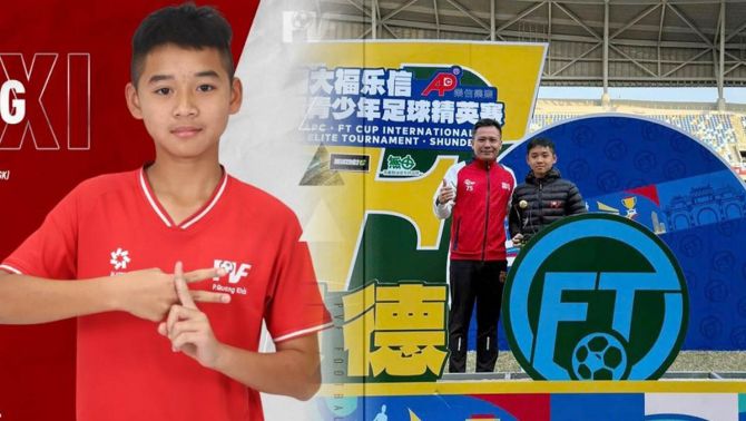 Khiến đội bóng Trung Quốc 'khóc thét', thần đồng Việt Nam đoạt danh hiệu Vua phá lưới theo cách khó tin