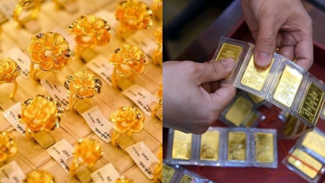 Chiều 9-2, giá vàng bật tăng mạnh, vàng miếng SJC leo cao, thị trường trong nước theo sát diễn biến thế giới