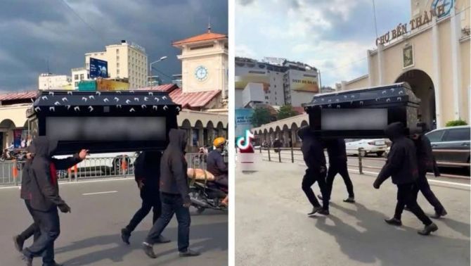 Thông tin mới vụ khiêng quan tài diễu phố trước chợ Bến Thành: 11 người trả giá đắt bằng án tù