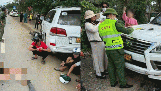 Hiện trường và thông tin nóng vụ tài xế quốc tịch Lào va chạm vào xe máy khiến một người tử vong