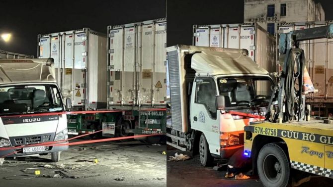 Xe đầu kéo lùi tông chết tài xế ô tô tải ở TPHCM, hiện trường hé lộ chi tiết đáng chú ý