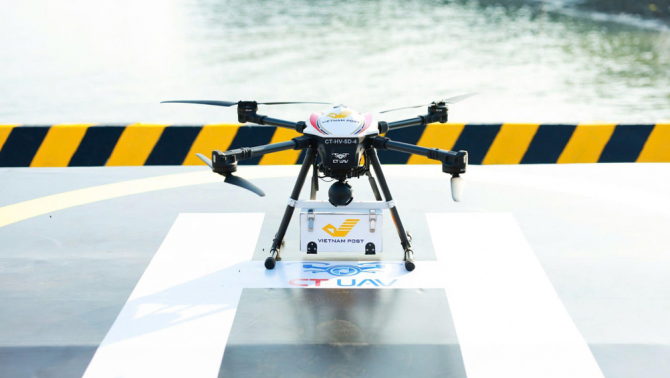 THÀNH PHỐ ĐẦU TIÊN Ở ASEAN BAY BIỂN GIAO HÀNG BẰNG UAV