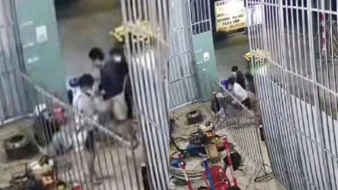 Camera hé lộ cảnh nhóm người dùng hung khí chém gục nam thanh niên về quê ăn Tết để cướp tiền