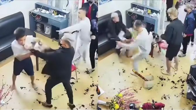 Công an thông tin nóng vụ người đàn ông rút vật giống súng, đưa đàn em vào quán cắt tóc đòi nợ