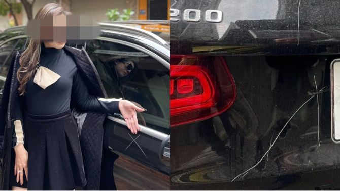 Cái kết đắng vụ cào xước Mercedes đỗ trên vỉa hè, chủ xe không đồng tình kết quả giám định thiệt hại