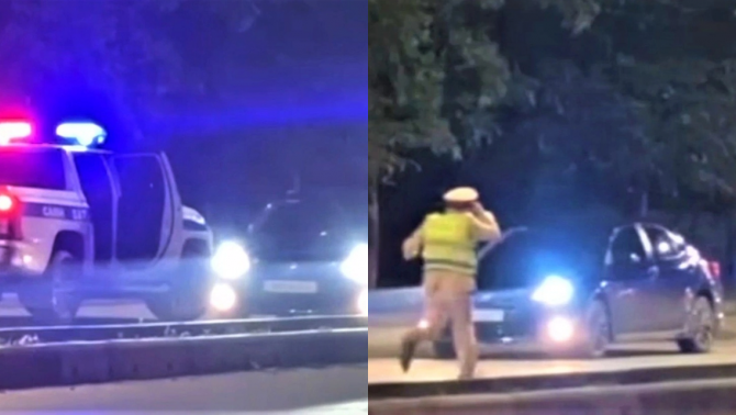 Rầm rộ clip tài xế ở Hà Tĩnh thông chốt CSGT như phim hành động, bị chặn đầu vẫn luồn lách bỏ chạy