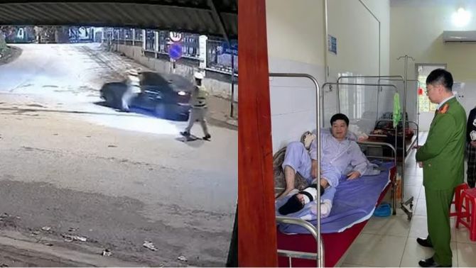 Tình hình cán bộ CSGT ở Tuyên Quang phải cấp cứu sau khi bị tài xế say xỉn kẹp tay, kéo lê trên đường