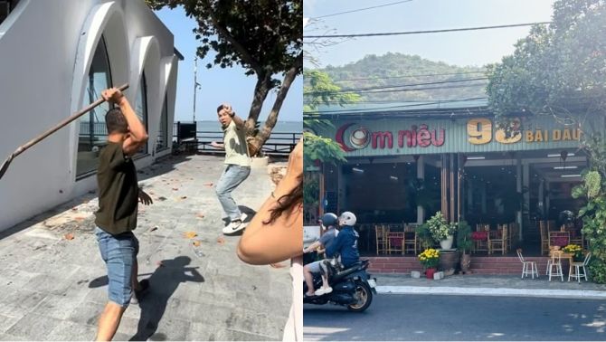 Lời khai của chủ quán cơm niêu ở Vũng Tàu vác xẻng đuổi đánh du khách ngày Tết, đã rõ lý do ra tay