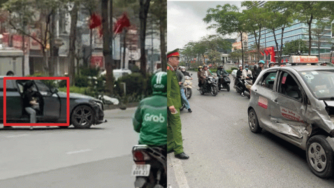 Tài xế ô tô Mercedes gây tai nạn liên hoàn rồi bỏ đi: Hiện trường tai nạn và tình hình các nạn nhân