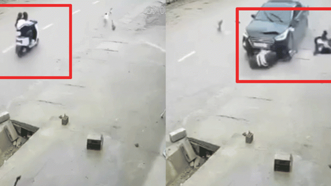 Tài xế ô tô tông 2 học sinh: Một em bị hất lên không trung, tình hình 2 em và nguyên nhân tai nạn?