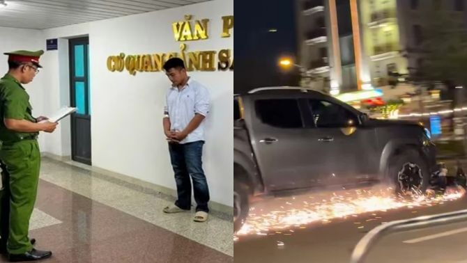 Công bố kết quả nồng độ cồn của tài xế bán tải tông người rồi kéo lê xe máy 1km ở Lâm Đồng