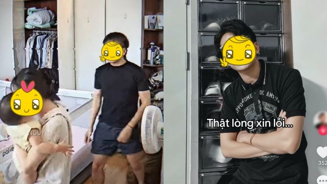 Sự thật lời xin lỗi của tiktoker đánh vợ khi đang bế con, động thái mới của chính chủ càng thêm rối ren 