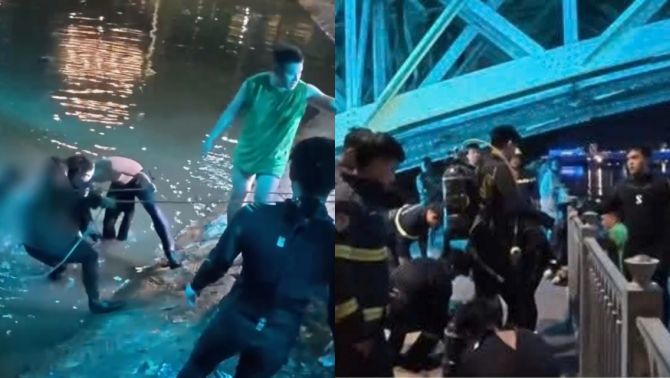 Hiện trường tìm kiếm 2 thi thể nghi đuối nước trên kênh Tàu Hủ, gặp nhiều trở ngại