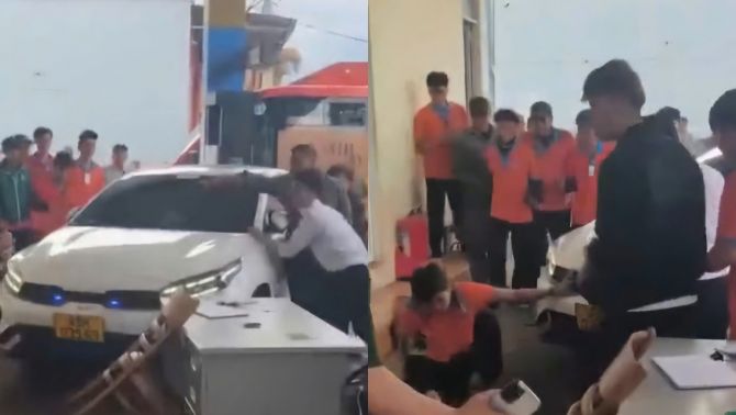 Diễn biến vụ nam thanh niên lao ôtô vào nhóm người tại cây xăng ở Đà Lạt: Clip hé lộ mâu thuẫn trước đó