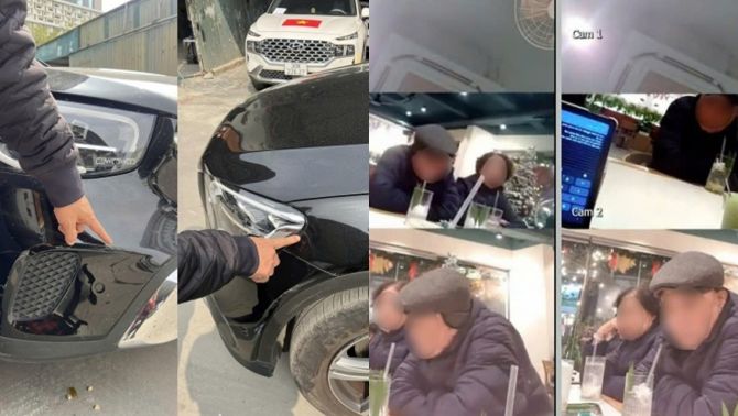 Gia đình đập kính, cào xước Mercedes từng nhắn tin chửi chủ xe ‘ngáo đá’, không muốn bồi thường 100 triệu
