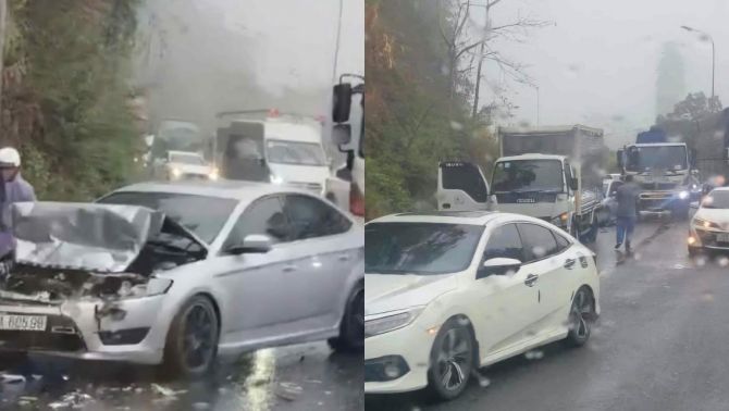 Diễn biến vụ tai nạn liên hoàn 3 ô tô trên đèo Bảo Lộc, lực lượng chức năng khẩn trương điều tra nguyên nhân