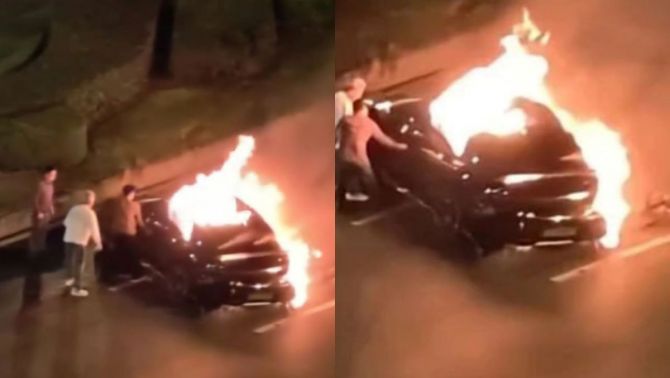 Hiện trường vụ cháy xe điện Xiaomi vì không mở được cửa: Xe bốc cháy 3 lần, tài xế bất lực kêu cứu