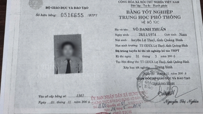 Tiến hành rà soát vụ Chủ tịch Uỷ ban MTTQ xã ở Quảng Trị học cấp 3 khi chưa tốt nghiệp cấp 2?