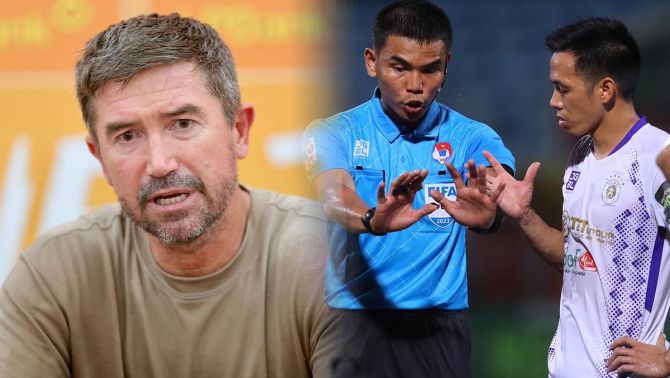 Đội nhà thua cay đắng Thể Công Vietel, HLV Hà Nội FC yêu cầu trọng tài V.League 'học lại' luật