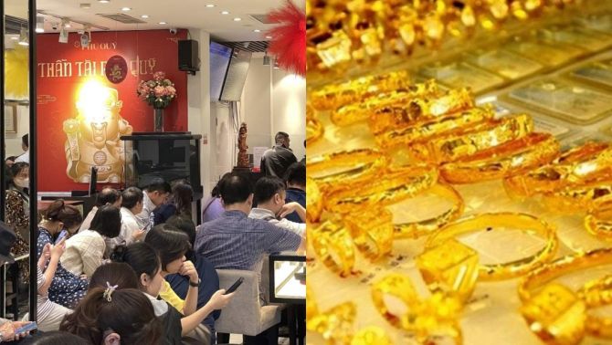Diễn biến giá vàng 2/3 đồng loạt đi lên, thực trạng tại các cửa hàng vàng xuất hiện thêm dịch vụ cho người mua 