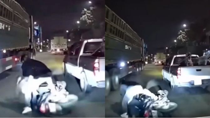 Thông tin quan trọng về tài xế xe bán tải tạt đầu, chèn ngã xe máy khiến 3 người suýt chết ở Hà Nội