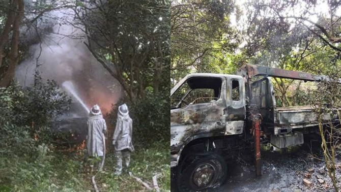 Danh tính người tử vong vụ xe tải cẩu bốc cháy trong rừng cây ở Hà Nội: Xác định được nguyên nhân ban đầu 