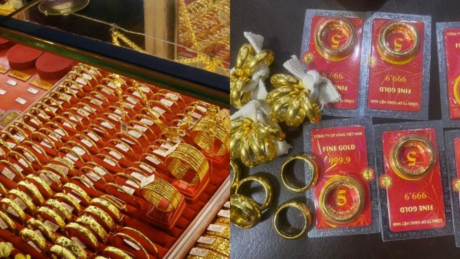 Giá vàng bật tăng trở lại sau cú giảm sâu, chênh lệch trong nước và quốc tế tiềm ẩn rủi ro cho nhà đầu tư