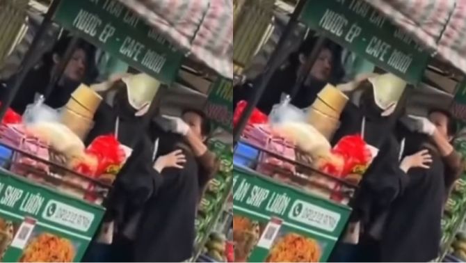 Hà Nội: Công an thông tin vụ 2 cô gái bị bà hàng nước đánh vì để xe ven đường không đưa phí