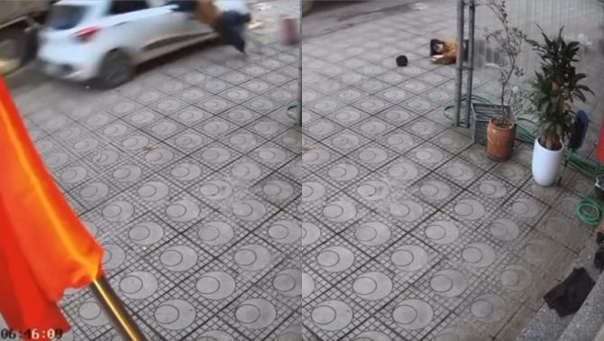 Xe ô tô lao lên vỉa hè tông cô gái ở Phú Thọ rồi rời khỏi hiện trường, khẩn trương truy tìm danh tính tài xế