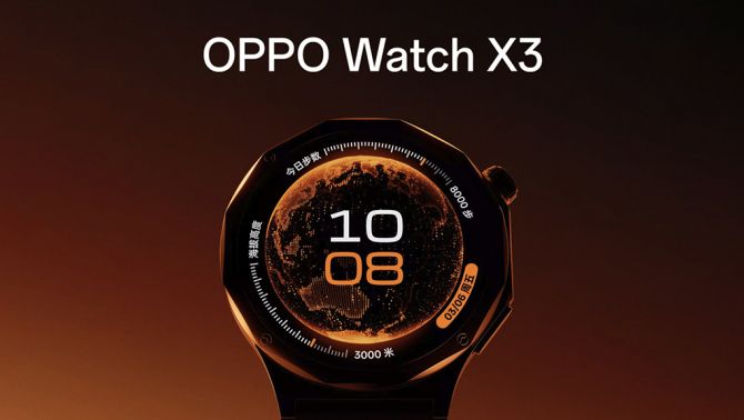 OPPO Watch X3 lộ thiết kế siêu bền, khung titan, pin lớn, hỗ trợ eSIM, ra mắt cùng Find N6