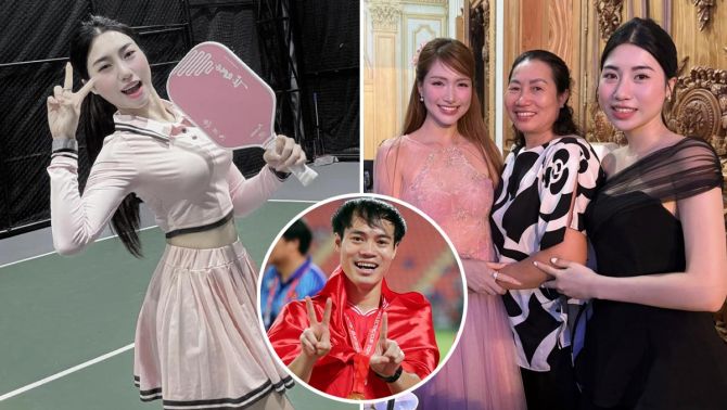 Từng nhận Hòa Minzy là 'chị dâu', em gái Văn Toàn lại gây sốt khi khoe dáng nuột nhờ chơi pickleball