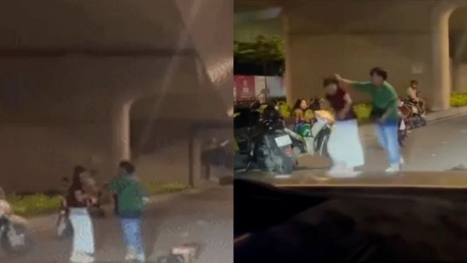 Người phụ nữ váy trắng vụ thanh niên Grab gây rối tại nhà ga T3 đã lên phường làm việc, công an ghi nhận lời khai